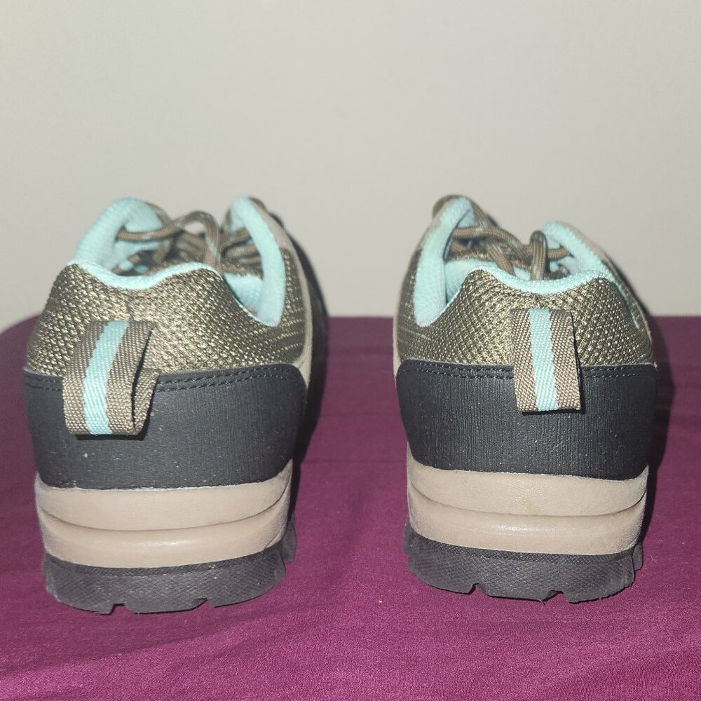Womens Tan And Light Blue Cushionaire Brig Hiking Boot Size 10 - Picture 2 of 10